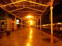 Bahnsteig für den Orient Express