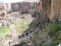 Abstieg in die Ihlara-Schlucht