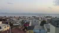 Blick beim Abendessen