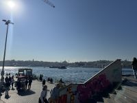 Blick von der Karaköy Uferpromenade