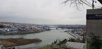 Blick von der Terrasse beim Cafè Eyüp Pierre Loti auf das Goldene Horn und Istanbul 