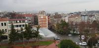 Blick von der Terrasse unseres Hotels auf Istanbul