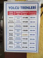 Fahrplan der 