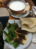 Kebab-Mittagessen