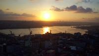 Sonnenuntergang über Istanbul
