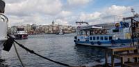 Unser Boot für die Bosporus-Bootsfahrt kommt 