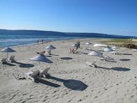 am Strand vom Hotel 