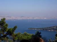 das Marmarameer vor Istanbul