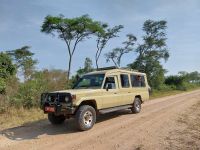 unser Jeep im Queen Elizabeth Nationalpark, Uganda