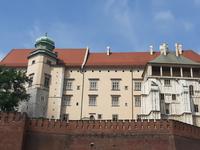 Krakau. Königliches Schloss (Ostseite).