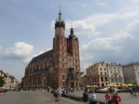 Krakau. Marktplatz. Marienkirche.