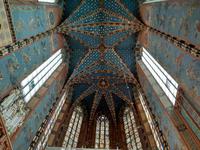 Krakau. Marienkirche. Wandmalereien.