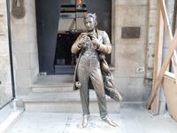 Lemberg. Statue Leopold von Sacher-Masoch.