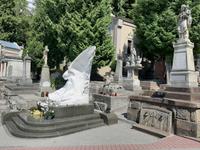 Lemberg. Auf dem Lytschakiwski - Friedhof.  