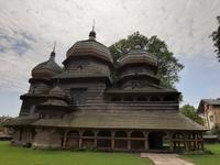 Drohowitsch. Kirche des Hl. Jura. Holzkirche. Weltkulturerbe.