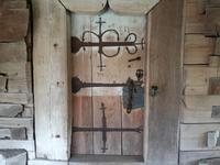 Drohowitsch. Kirche. Eingangstür.