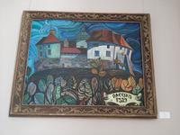 Schloss Olesko. Gemälde von Sophia Kararna-Korbut.