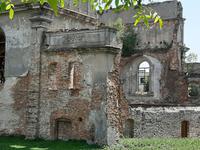 Brody. Zerstörte Gemäuer der Jüd. Synagoge.