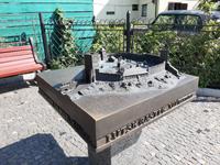 Luzk. Modell der Liubartas- Burganlage.