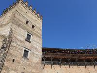 Lutsk. Burg. Ausschnitt.