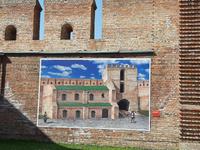 Lutzk. Burg. Bildhafte Darstellung.
