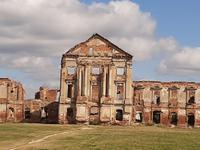 Ruzhany. Heutiger Zustand des Palastes.