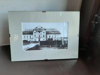 Ruzhany. Altes Foto des Palastes.