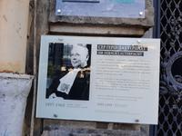 Lemberg. Gedenktafel für Sir Hersch Lauterpacht.