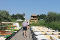 5. Tag: Radtour von Poroszlo nach Dobapuszta entlang der Theiss - Bootsfahrt auf der Theiss