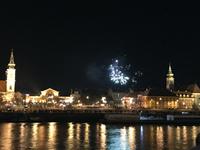 Silvesternacht - Blick auf die Stadt