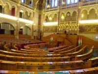Budapest: im Parlament