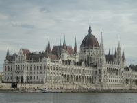 Budapest: Blick vom Abschiedsessen auf dem Schiff