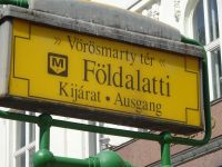 Budapest: Eingang zur Metrostation