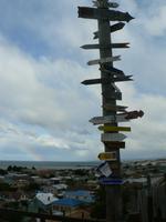 Wegweiser in Punta Arenas &ndash; &copy; Jana Maria Kleibert (Eberhardt TRAVEL)