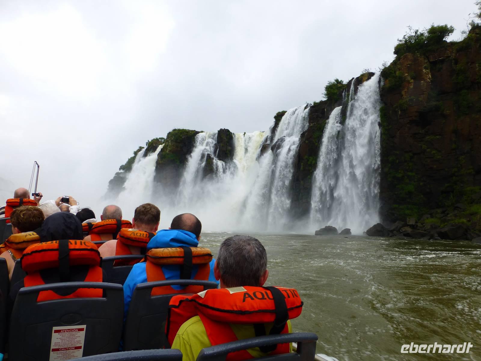Bootsfahrt Iguazú-Wasserfälle