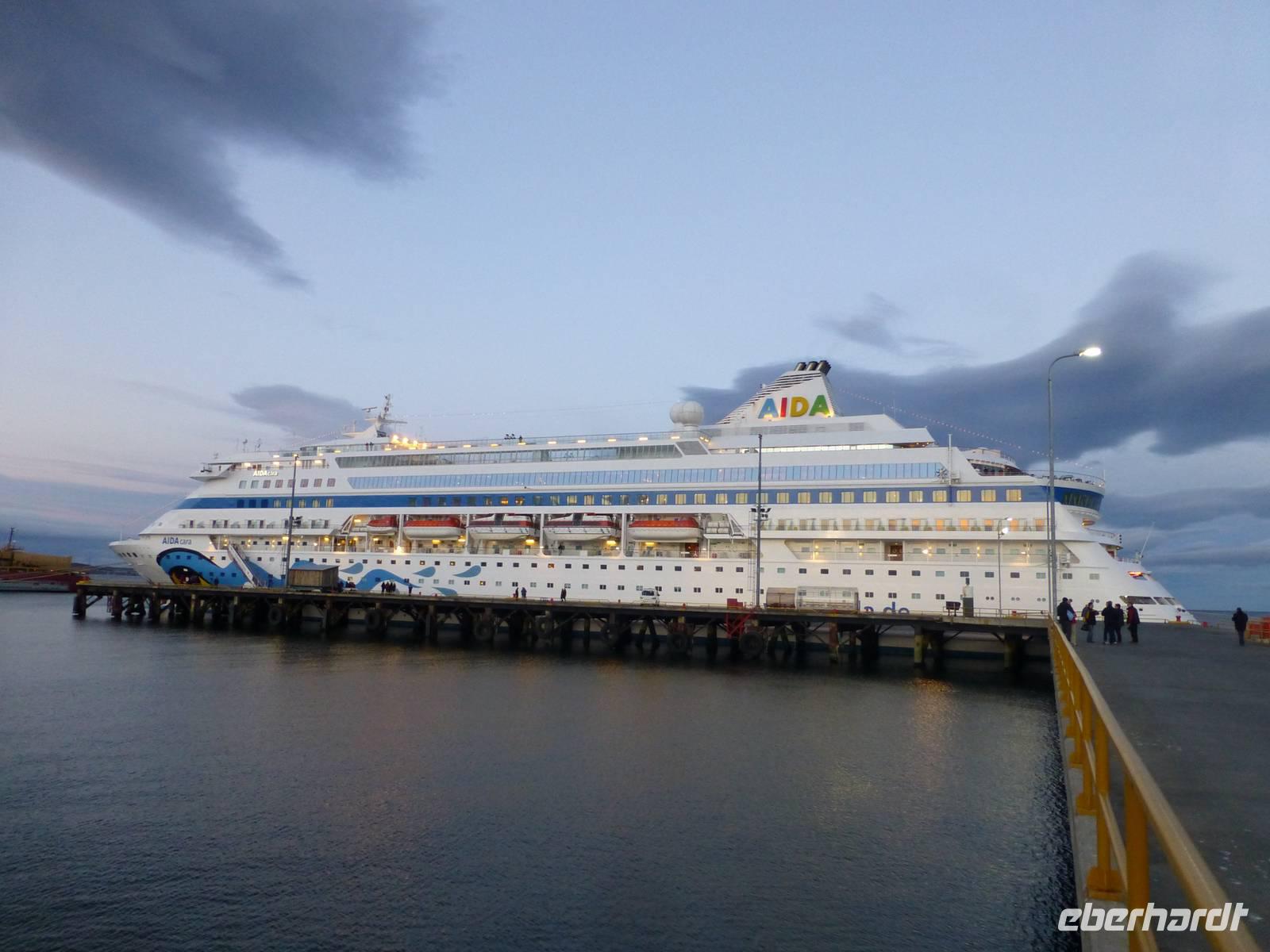 AIDAcara in Punta Arenas