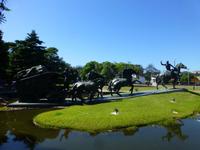 Prado-Park mit Postkutschen-Denkmal (La Diligencia)