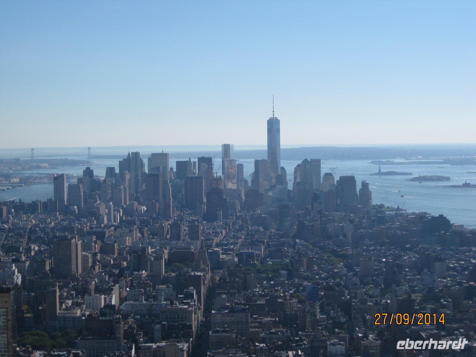 Welch ein Blick vom Empire State Building