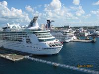 Der Hafen von den Bahamas