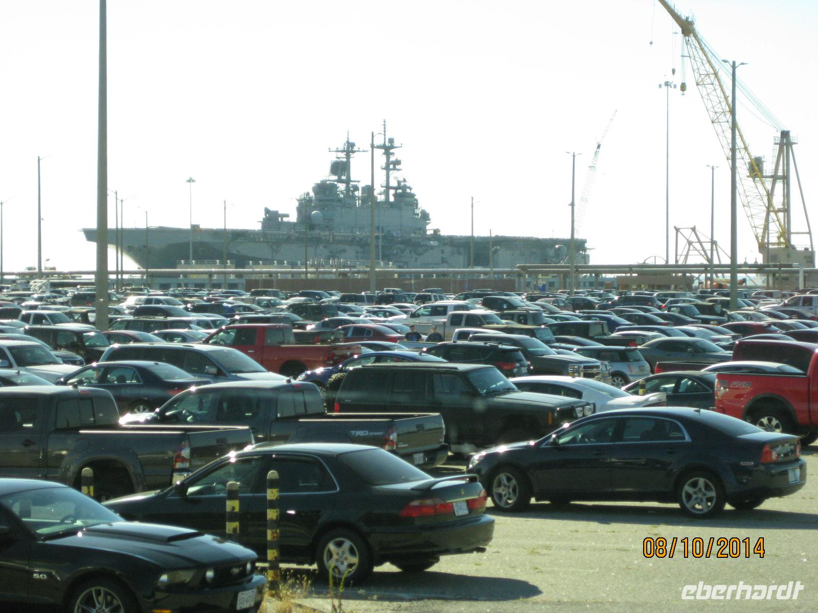 Die Marinebasis von Norfolk