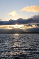 Sonnenaufgang am Flathead Lake in Polson