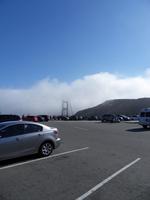 Vernebelter Blick auf die Golden Gate Brücke