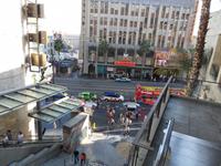 Blick hinunter auf den Walk of Fame