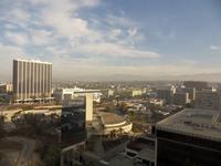 Blick von unserem Hotel aus auf L.A.