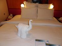 allabendliche Begrüßung auf der Kabine