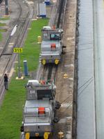 Die riesigen Schiffe werden von 