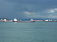 Warten auf das OK für die Schleusen