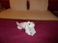 allabendliche Begrüßung auf der Kabine