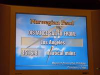 Das Bordfernsehen hält alle wichtigen Informationen bereit