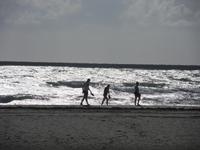am Strand von Miami Beach